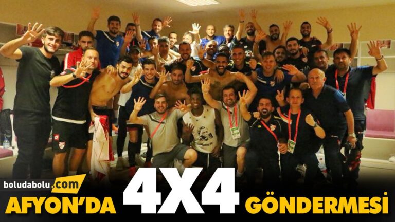 AFYON’DA 4X4 GÖNDERMESİ
