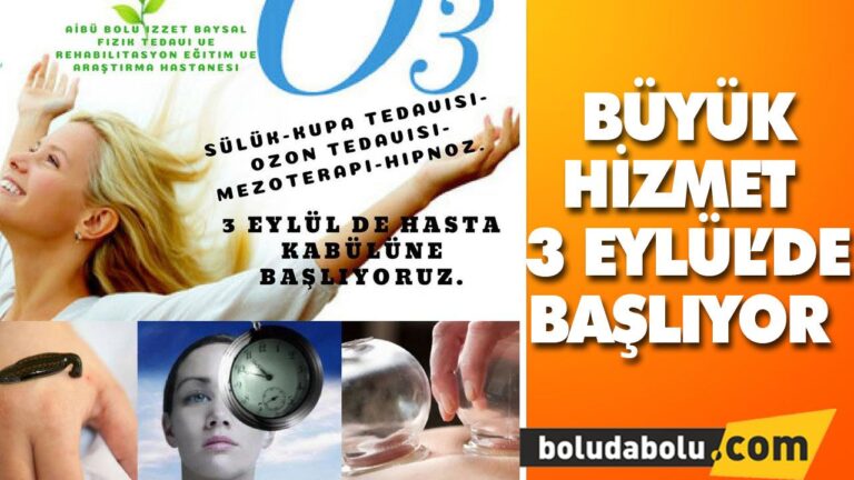 Bolu hacamat-kupa, sülük, ozon terapi, mezoterapi ve hipnoz tedavileri