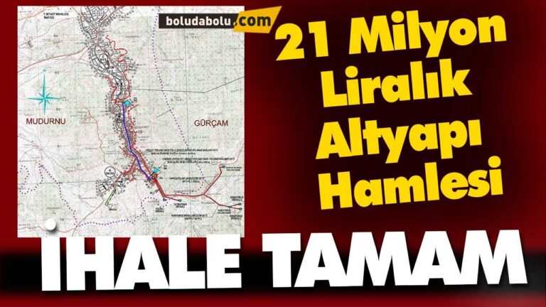 21 Milyon Liralık Altyapı Hamlesi