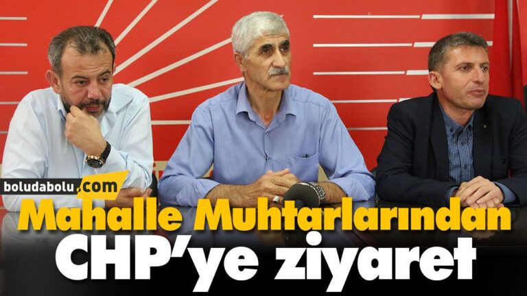 Mahalle Muhtarlarından CHP’ye ziyaret