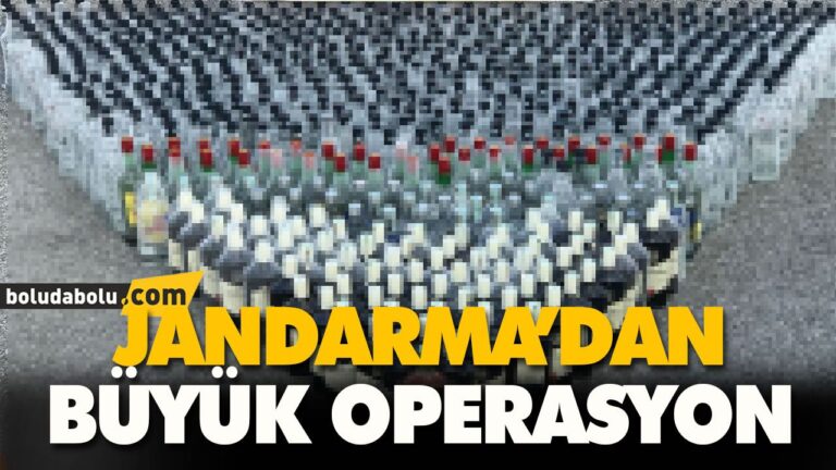 Jandarma bin litre kaçak içki ele geçirdi