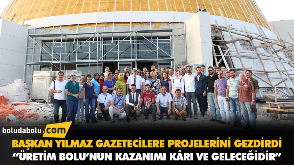 “ÜRETİM BOLU’NUN KAZANIMI KÂRI VE GELECEĞİDİR” “ÜRETİM BOLU’NUN KAZANIMI KÂRI VE GELECEĞİDİR”
