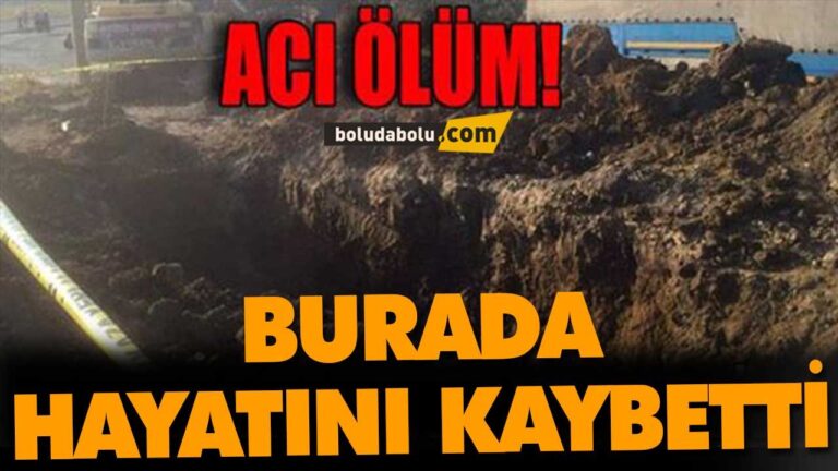 GÖÇÜK ALTINDA KALAN İŞÇİDEN ACI HABER!