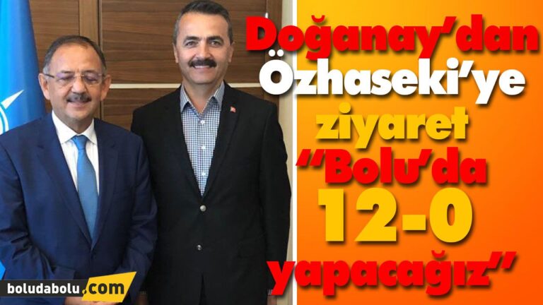 Doğanay’dan Özhaseki’ye ziyaret