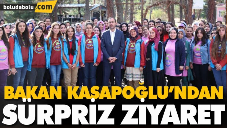 BAKAN KASAPOĞLU’NDAN SÜRPRİZ ZİYARET