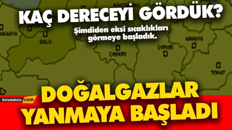 BOLU’DA HAVA SICAKLIĞI