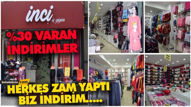 İnci İç Giyim BOLU