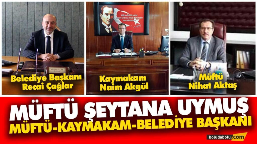 MÜFTÜ, BELEDİYE BAŞKANININ İMZASIYLA ŞİKAYET ETMİŞ MÜFTÜ, BELEDİYE BAŞKANININ İMZASIYLA ŞİKAYET ETMİŞ