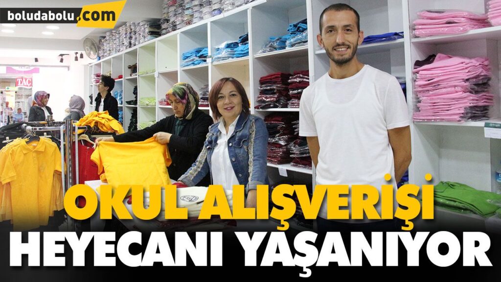OKUL ALIŞVERİŞİ HEYECANI YAŞANIYOR OKUL ALIŞVERİŞİ HEYECANI YAŞANIYOR
