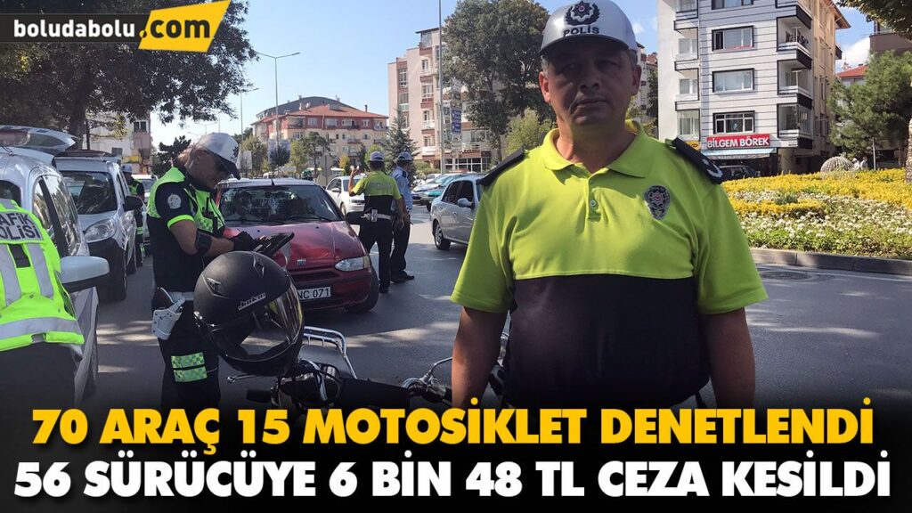 56 SÜRÜCÜYE 6 BİN 48 TL CEZA KESİLDİ 56 SÜRÜCÜYE 6 BİN 48 TL CEZA KESİLDİ
