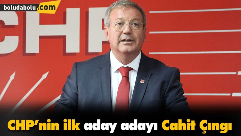 CHP’nin ilk aday adayı Cahit Çıngı