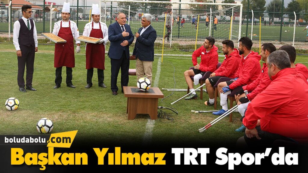 Başkan Yılmaz TRT Spor’da Başkan Yılmaz TRT Spor’da