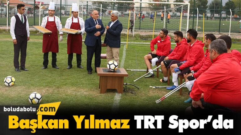 Başkan Yılmaz TRT Spor’da