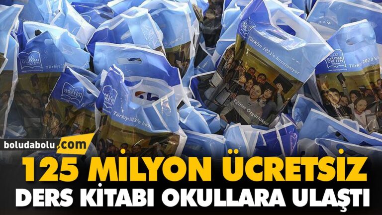 125 MİLYON ÜCRETSİZ DERS KİTABI OKULLARA ULAŞTI