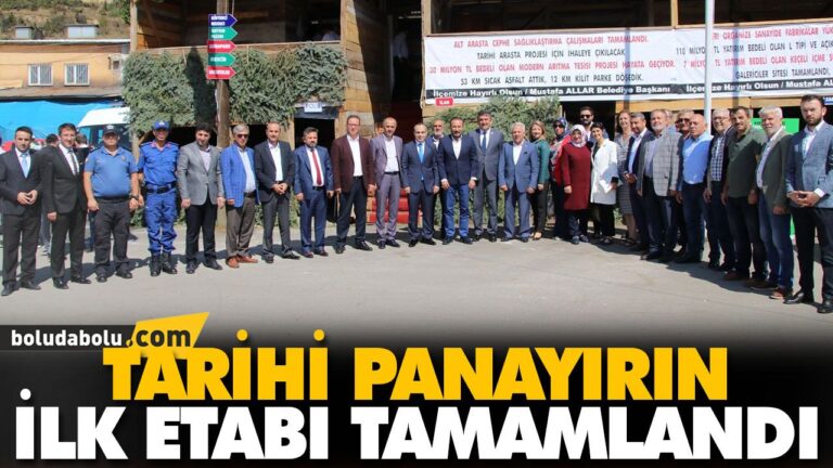 TARİHİ PANAYIRIN İLK ETABI TAMAMLANDI