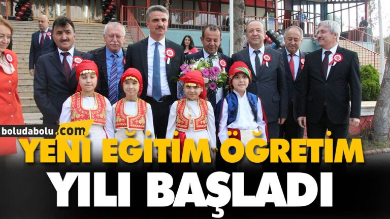 YENİ EĞİTİM ÖĞRETİM YILI BAŞLADI