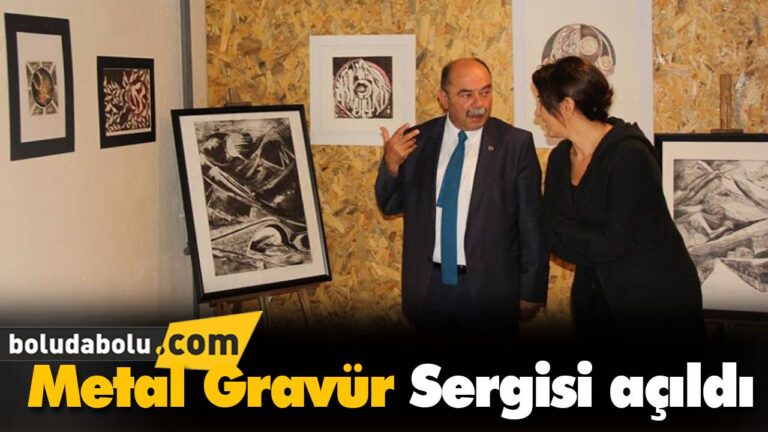Metal Gravür Sergisi açıldı