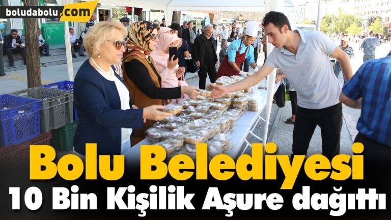 Bolu Belediyesi 10 Bin Kişilik Aşure dağıttı