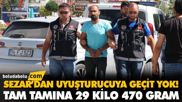 SEZAR’DAN UYUŞTURUCUYA GEÇİT YOK!
