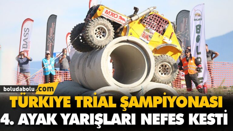 TÜRKİYE TRİAL ŞAMPİYONASI 4. AYAK YARIŞLARI NEFES KESTİ