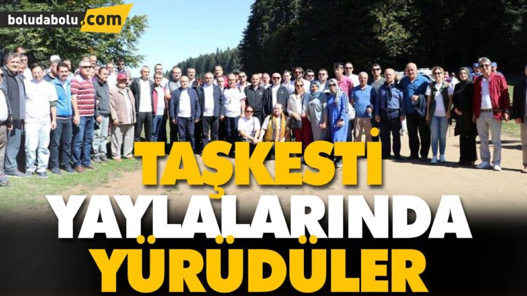 TAŞKESTİ YAYLALARINDA YÜRÜDÜLER