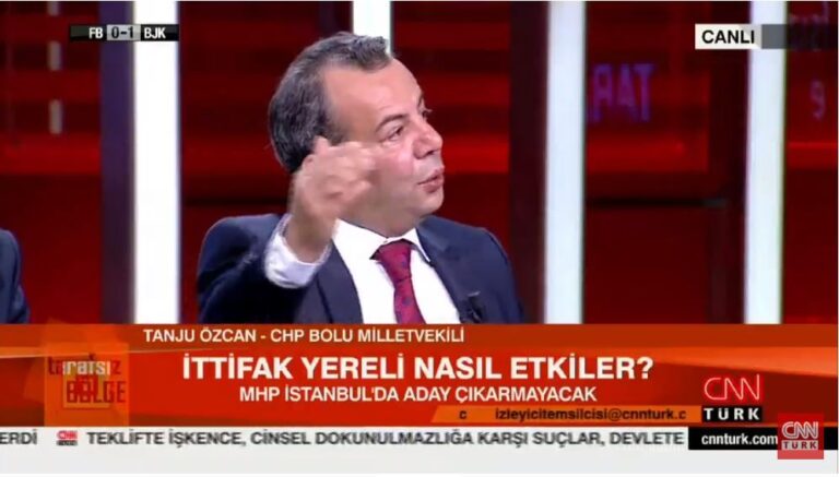 Tanju Özcan Tarafsız Bölge’de