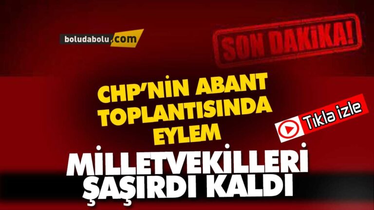 CHP’NİN ABANT’TAKİ TOPLANTISINDA PROTESTO