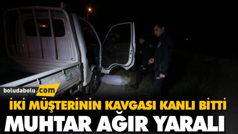İKİ MÜŞTERİNİN KAVGASI KANLI BİTTİ