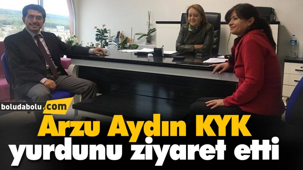 Arzu Aydın KYK yurdunu ziyaret etti Arzu Aydın KYK yurdunu ziyaret etti