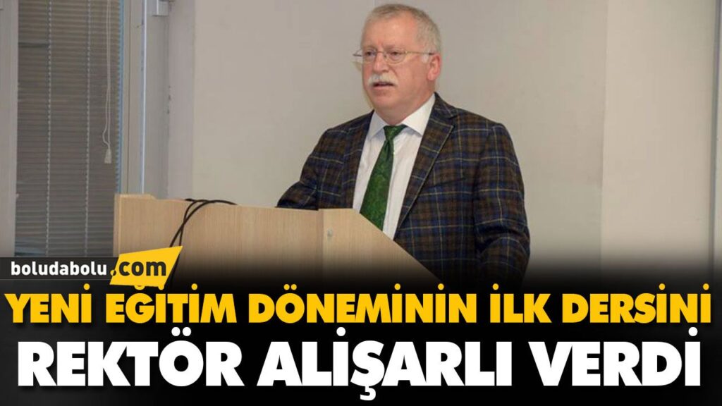 REKTÖR ALİŞARLI’DAN YENİ EĞİTİM YILI MESAJI REKTÖR ALİŞARLI’DAN YENİ EĞİTİM YILI MESAJI