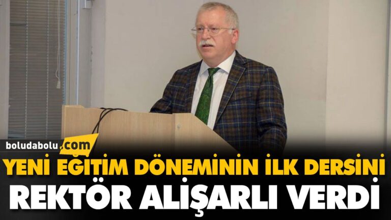 REKTÖR ALİŞARLI’DAN YENİ EĞİTİM YILI MESAJI