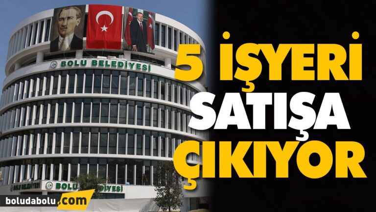 5 İŞYERİ SATIŞA ÇIKIYOR