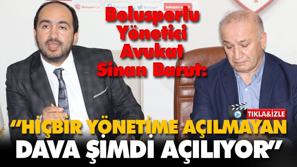 “HİÇBİR YÖNETİME AÇILMAYAN DAVA ŞİMDİ AÇILIYOR” “HİÇBİR YÖNETİME AÇILMAYAN DAVA ŞİMDİ AÇILIYOR”