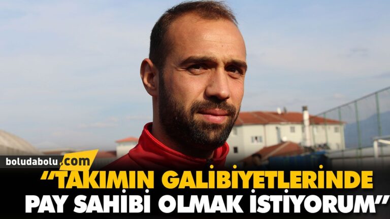 “TAKIMIN GALİBİYETLERİNDE PAY SAHİBİ OLMAK İSTİYORUM”