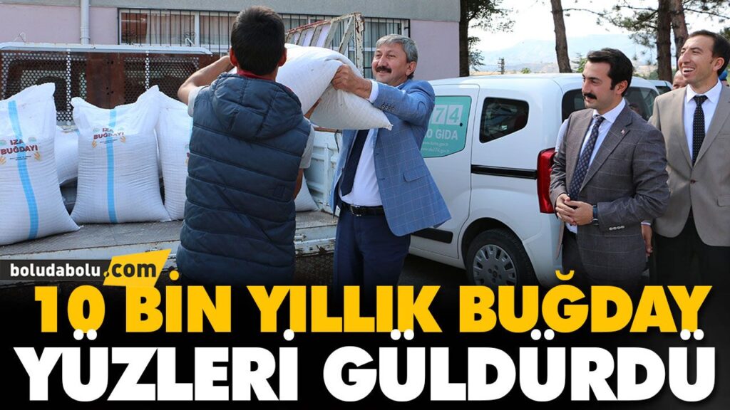 IZA BUĞDAYI SEBEN TOPRAKLARINDA YENİDEN YEŞERİYOR IZA BUĞDAYI SEBEN TOPRAKLARINDA YENİDEN YEŞERİYOR