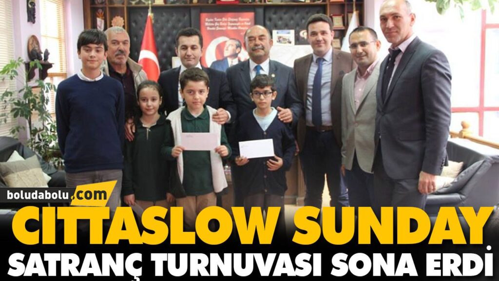 CITTASLOW SUNDAY SATRANÇ TURNUVASI SONA ERDİ