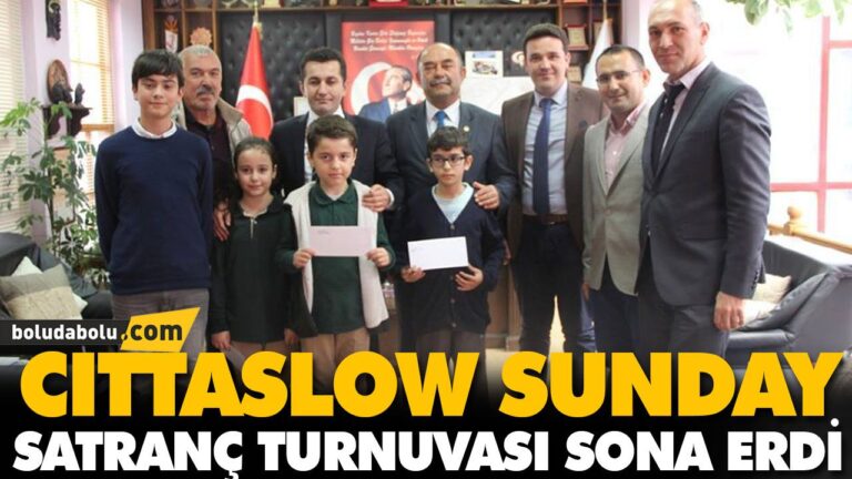 CITTASLOW SUNDAY SATRANÇ TURNUVASI SONA ERDİ