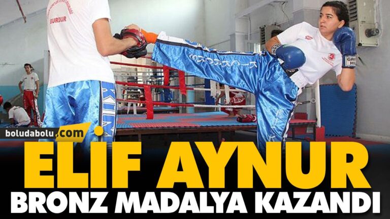 ELİF AYNUR BRONZ MADALYA KAZANDI
