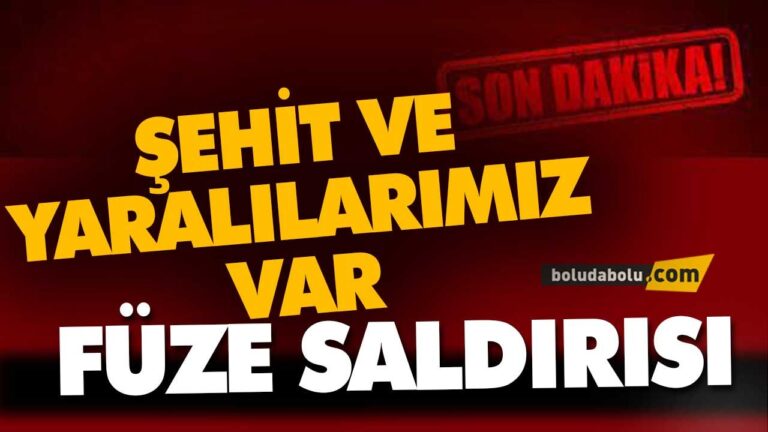 Şehit ve yaralılarımız var
