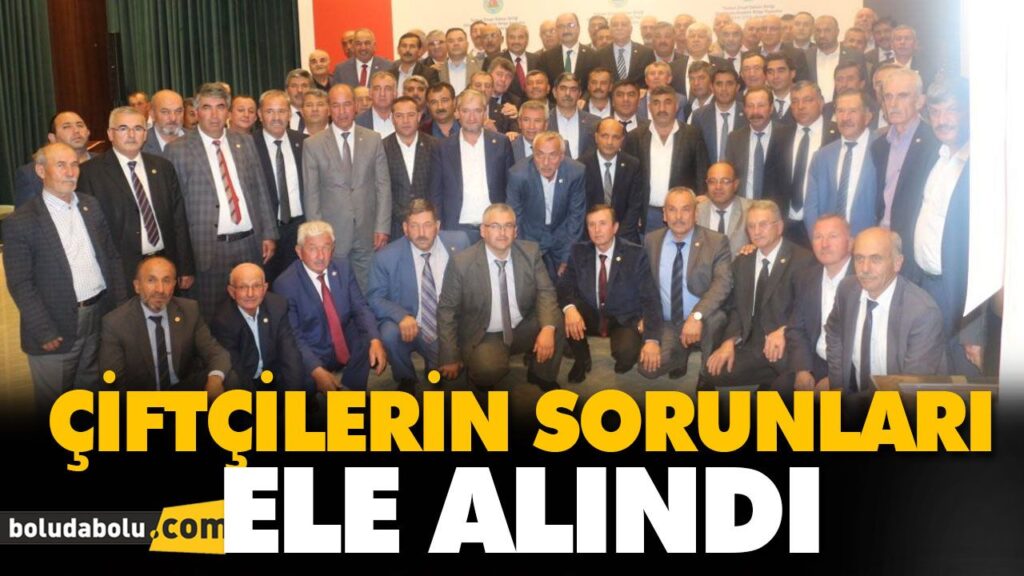 ÇİFTÇİLERİN SORUNLARI ELE ALINDI ÇİFTÇİLERİN SORUNLARI ELE ALINDI