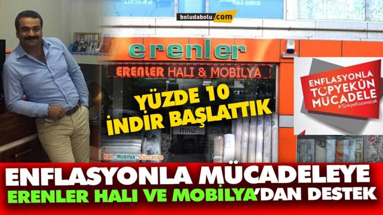 ENFLASYONLA MÜCADELEYE ERENLER HALI VE MOBİLYA’DAN DESTEK
