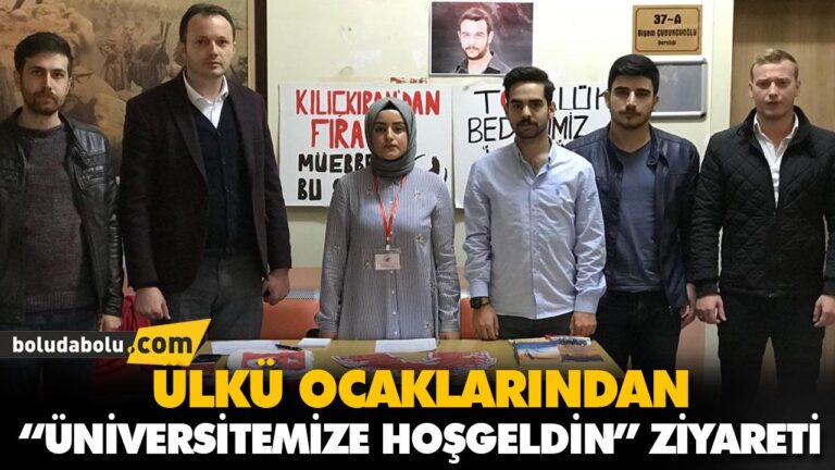 ÜLKÜ OCAKLARINDAN “ÜNİVERSİTEMİZE HOŞGELDİN” ZİYARETİ