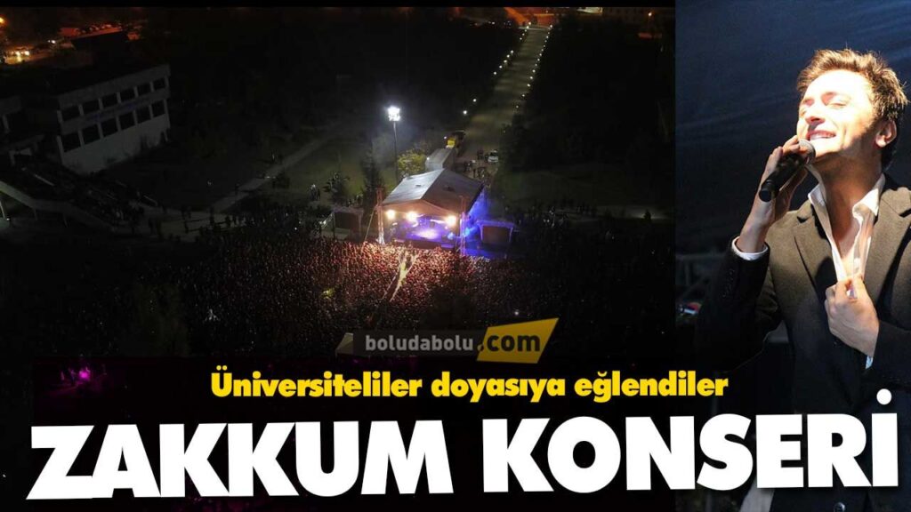 ZAKKUM KONSERİ ÜNİVERSİTELİLERİ COŞTURDU! ZAKKUM KONSERİ ÜNİVERSİTELİLERİ COŞTURDU!
