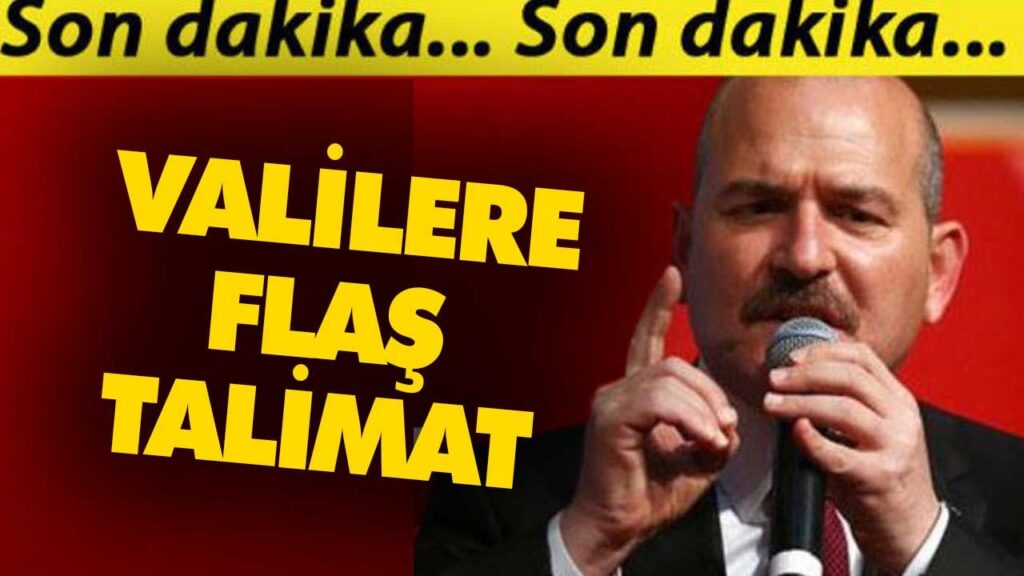VALİLERE, ‘GENEL EMİR’ ÇIKARMA TALİMATI VALİLERE, ‘GENEL EMİR’ ÇIKARMA TALİMATI