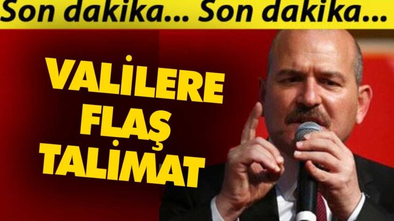 VALİLERE, ‘GENEL EMİR’ ÇIKARMA TALİMATI