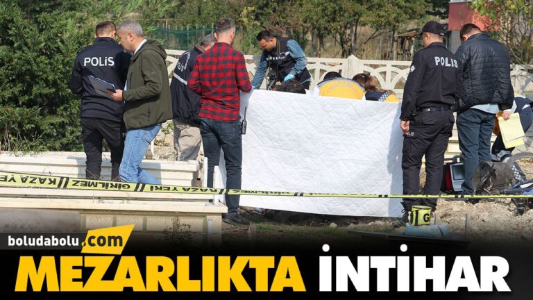 MEZARLIKTA İNTİHAR