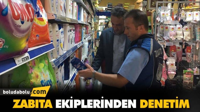 EKİPLER BAKKAL VE MARKETLERİ DENETLEDİ