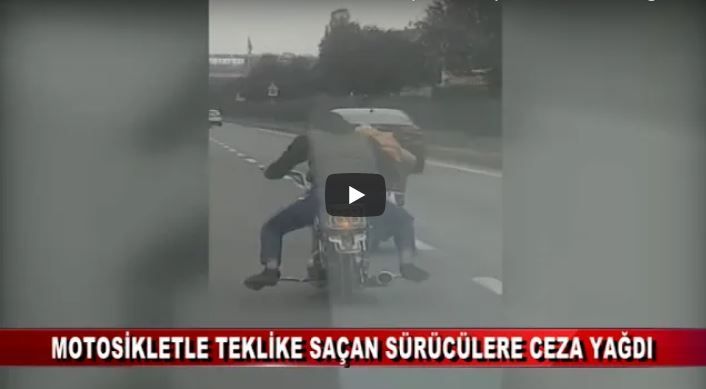İKİ MOTOSİKLET SÜRÜCÜSÜ YAKALANDI