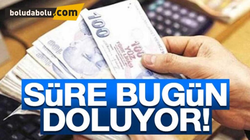 SÜRE BUGÜN DOLUYOR SÜRE BUGÜN DOLUYOR