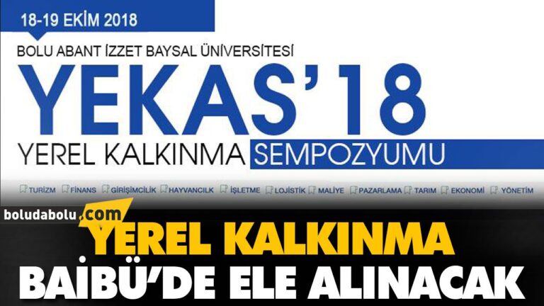 YEREL KALKINMA BAİBÜ’DE ELE ALINACAK